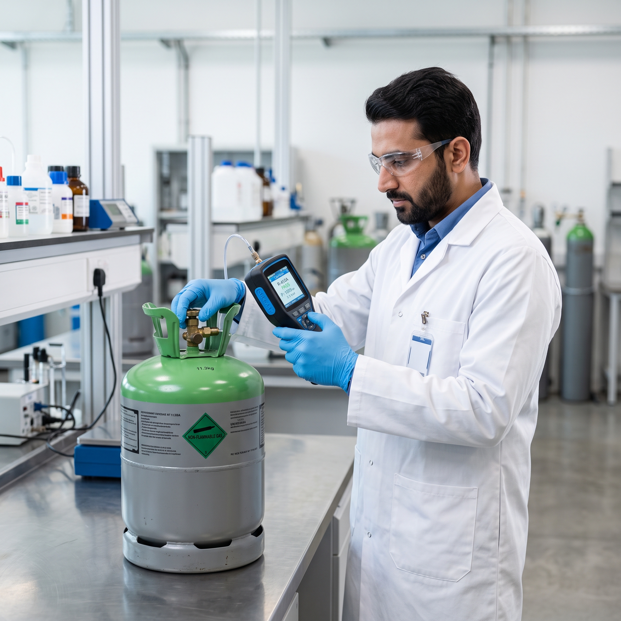 Quality-checked refrigerant gas cylinders by Forane Air Product